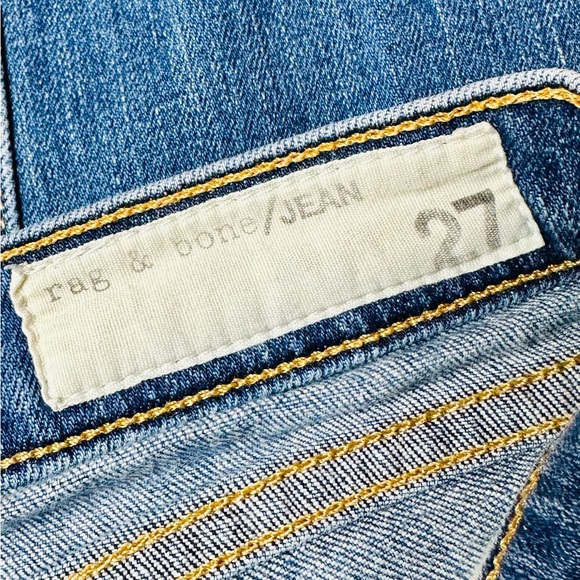 EUC Rag & Bone Dre Low Rise Patchwork Jeans - Picture 15 of 17